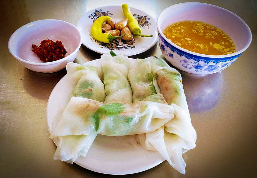 Explore bánh cuốn Huế spots on an eco-friendly tour